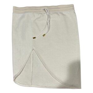 Free People Ivory Sporty Mesh Panel Mini Skirt XS NWOT